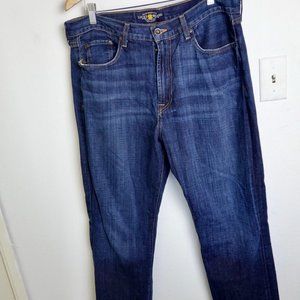 Lucky Brand Blue Wash Relaxed Fit 32W 32L